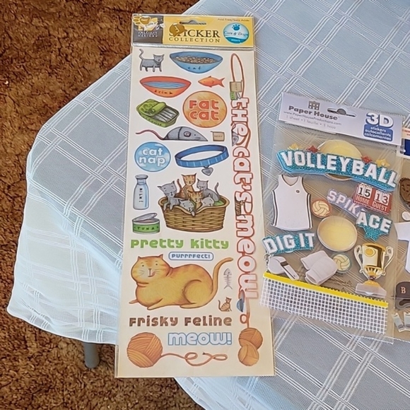 Vintage Lot of 8 Sticker Packages - New - Picture 8 of 12